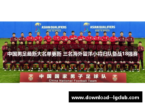 中国男足最新大名单更新 三名海外留洋小将归队备战18强赛